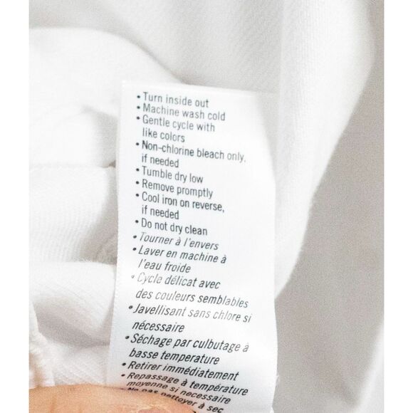 Paige Relaxed Vivienne Cropped Jean Denim Jacket w/ Raw Hem in Crisp White XL - Picture 13 of 15